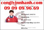 In thẻ tên Shipper GoFast tại Công ty in nhanh TPHCM