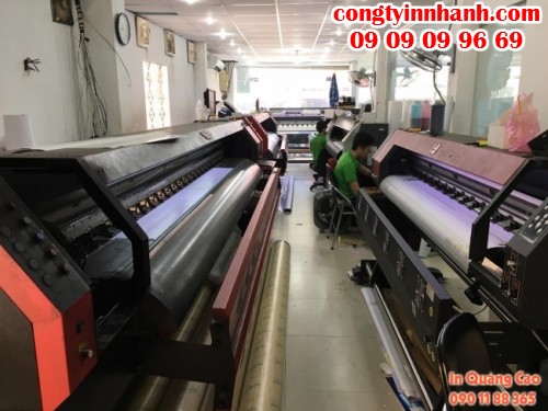 Công ty in nhanh in bạt quảng cáo TPHCM