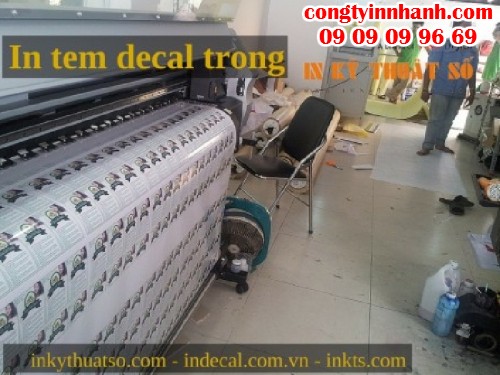 In tem decal trong – phương pháp quảng bá sản phẩm hiệu quả nhất