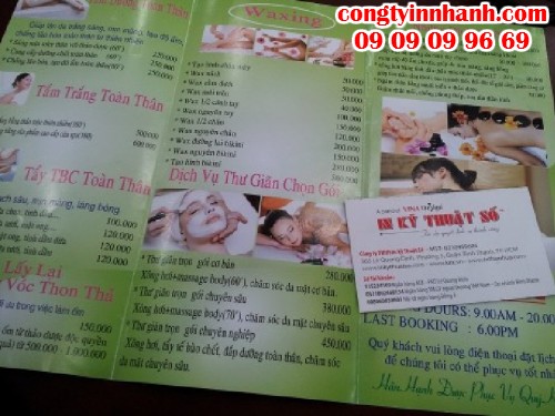 Thiết kế in brochure hiệu quả với đầy đủ thông tin sản phẩm, doanh nghiệp
