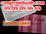 In nhanh name card giá rẻ tại HCM, đặt in name card giá rẻ, lấy hàng từ 2 - 3 ngày